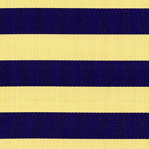 Fabric Silk Woven Repp Stripe; 74493 Navy/Yellow - Richard Tie Fabrics